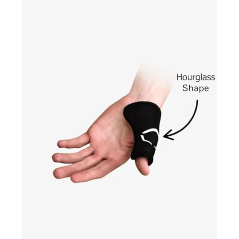 EvoShield حارس الإبهام الواقي إيفوشيلد، حارس إبهام على شكل ساعة رملية، 4.25" × 3.25"، صغير - Image 2